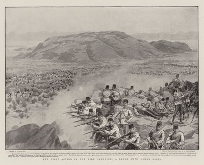 The First Action in the Nile Campaign, a Brush with Osman Digna by Joseph Nash
